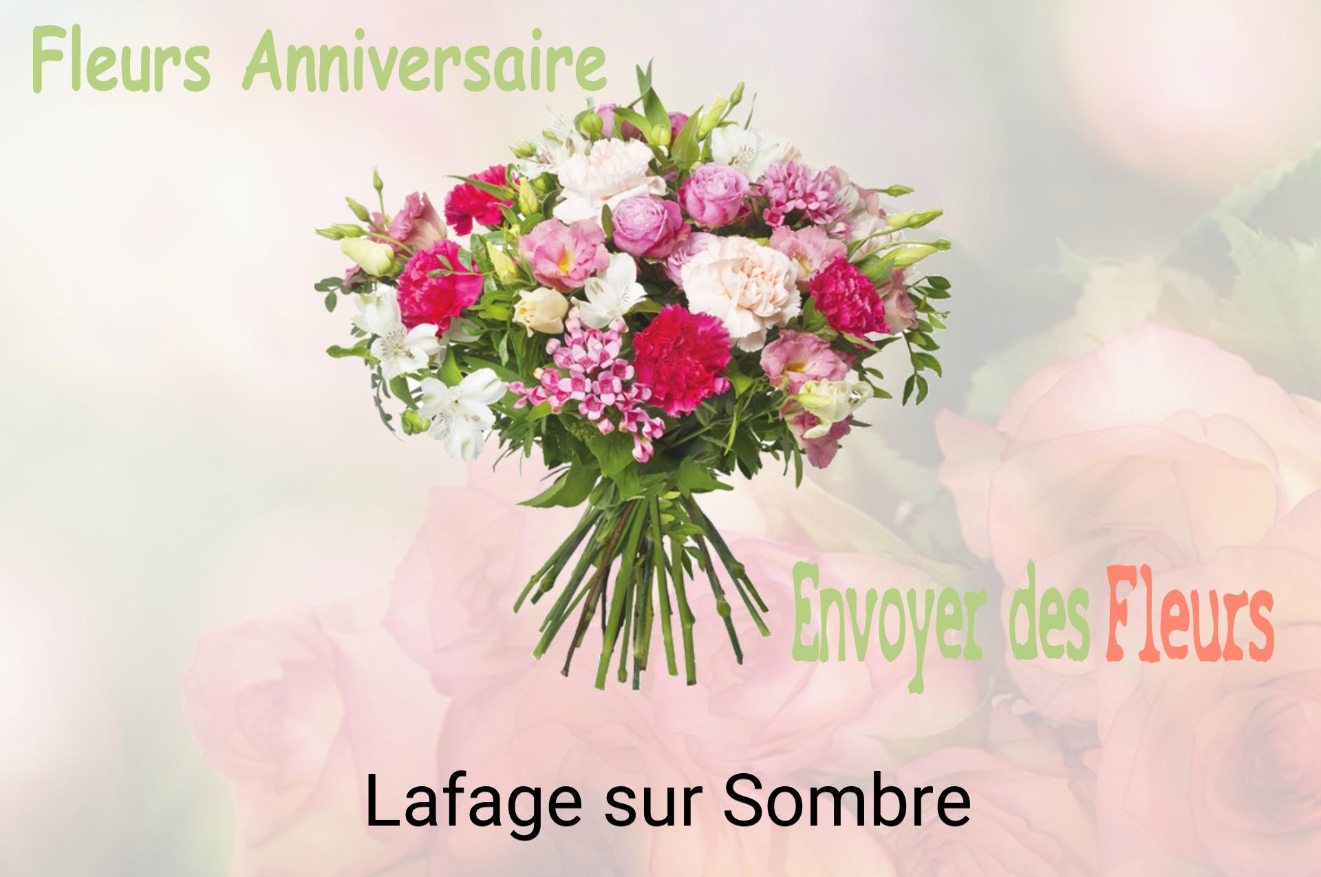 Bouquet de fleurs d’anniversaire livré à Lafage-sur-Sombre