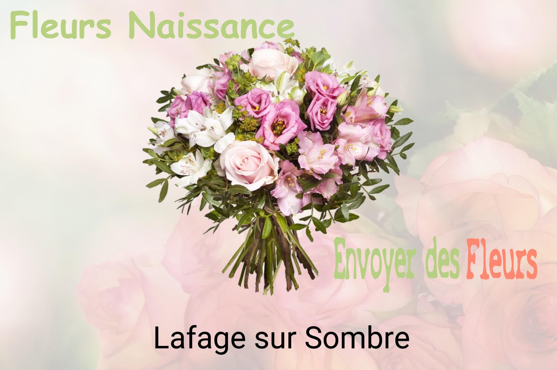 Bouquet de fleurs de naissance livré à Lafage-sur-Sombre